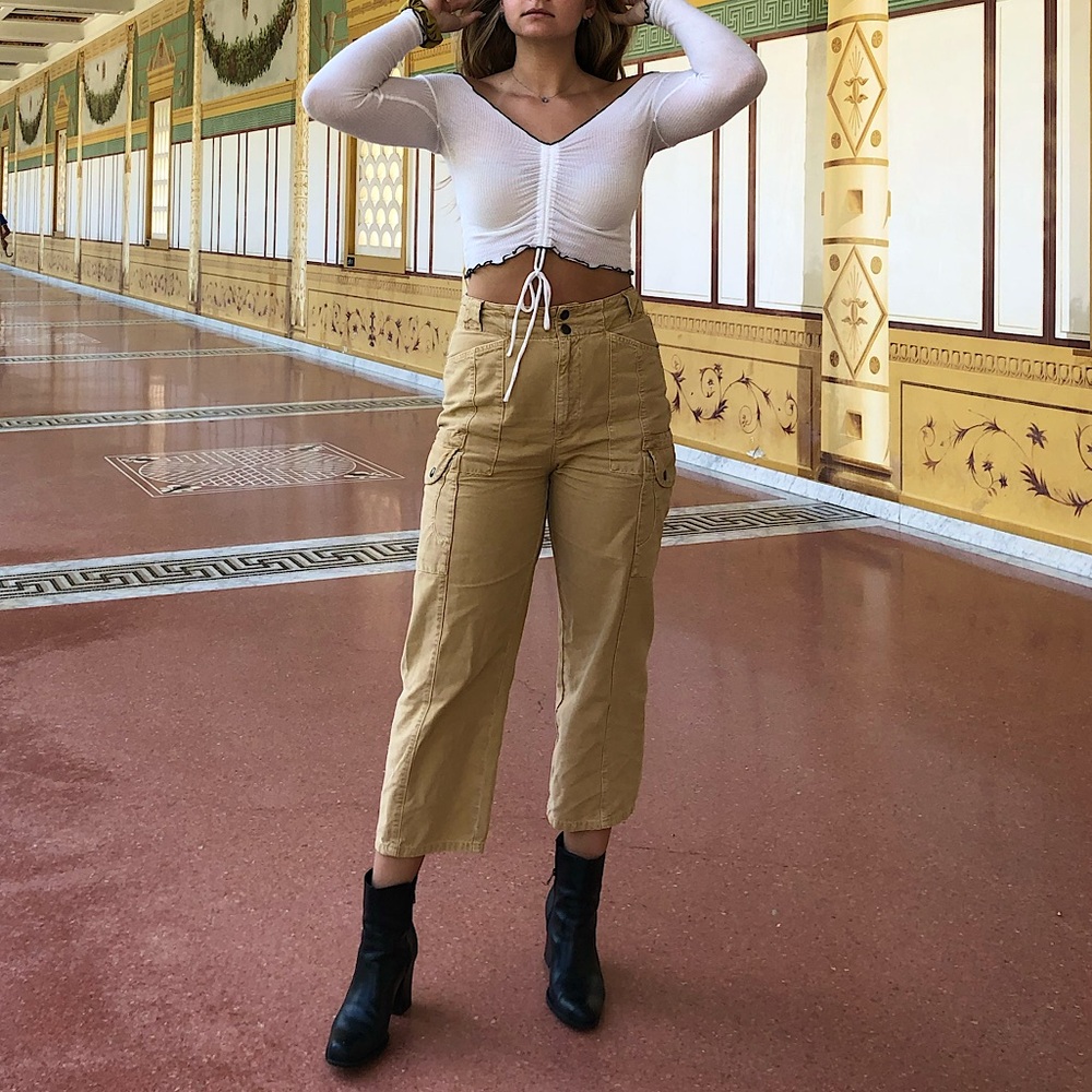 Urban Outfitters Tan Cargo Pant